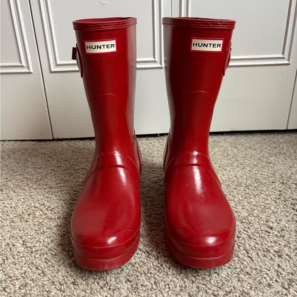 Hunter Classic Red Waterproof Boots